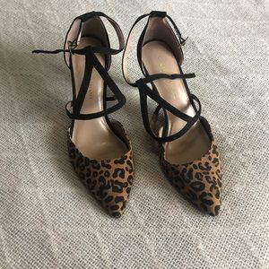 Cheetah print heels